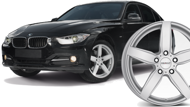 Marken Dezent Car - Dezent Wheel Tb 7,5x17 Et37 5x120 17 Inch (672x386), Png Download