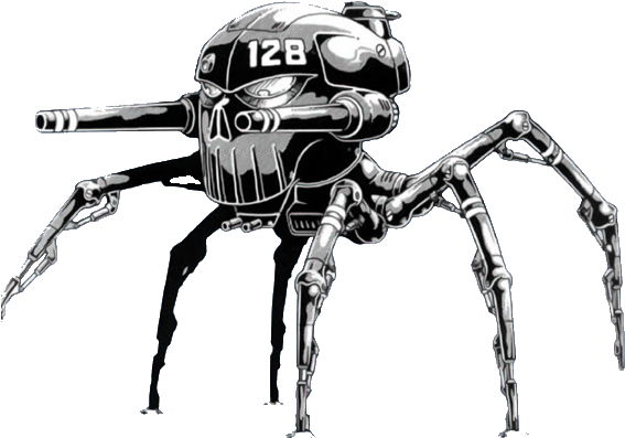 Cs Spider Skull Walker - Rifts Spider Skull Walker (574x400), Png Download