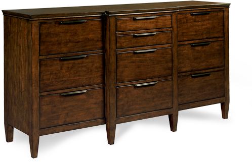 Elise Collection - Kincaid Elise Bristow Dresser 77-160 (523x345), Png Download