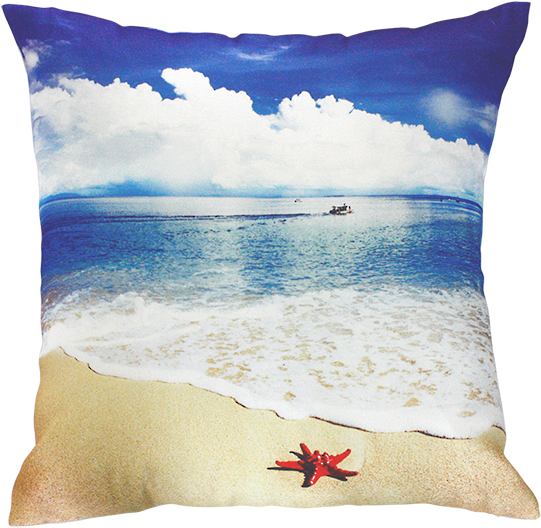 22652c Golden Bay - Cushion (550x550), Png Download