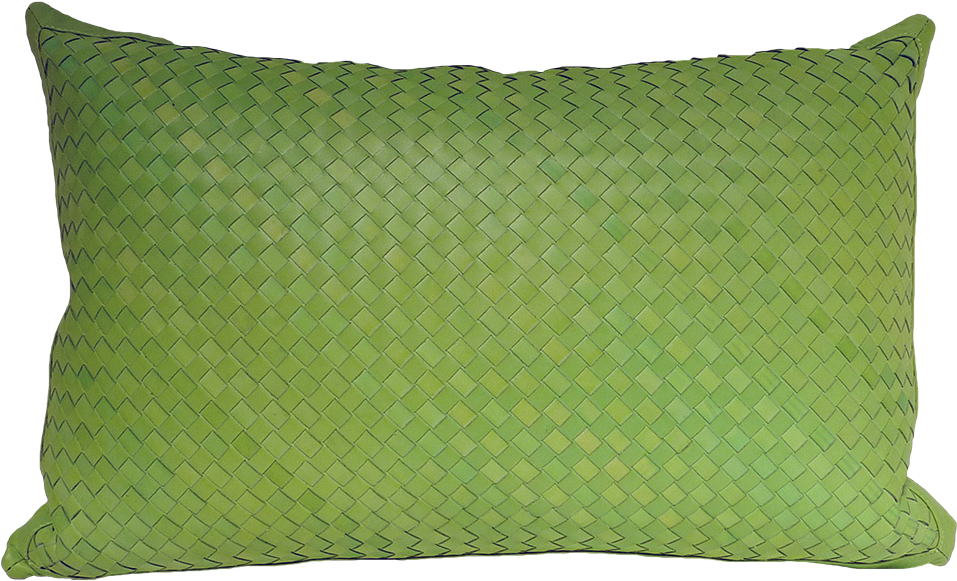 Green Pillow - Lime Green Pillows Transparent (1095x702), Png Download