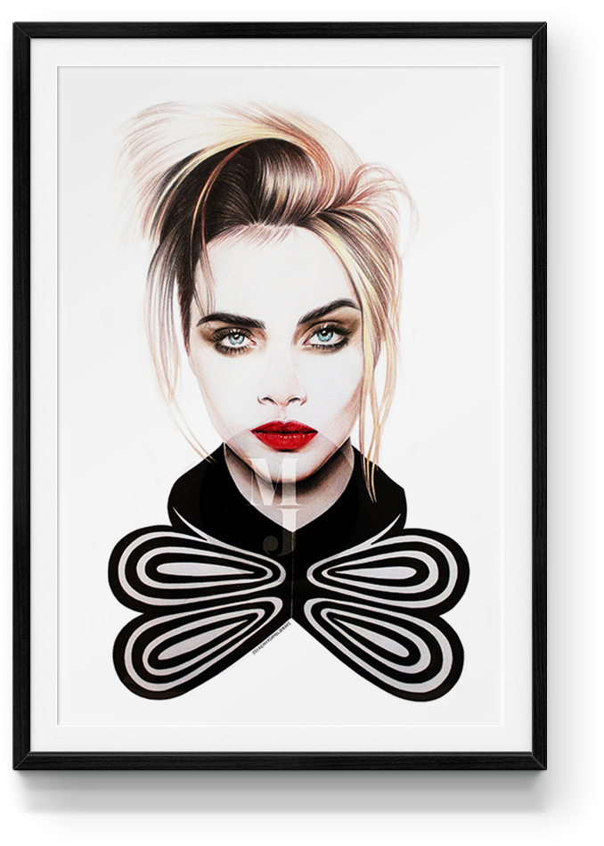 Cara Delevingne (972x1034), Png Download