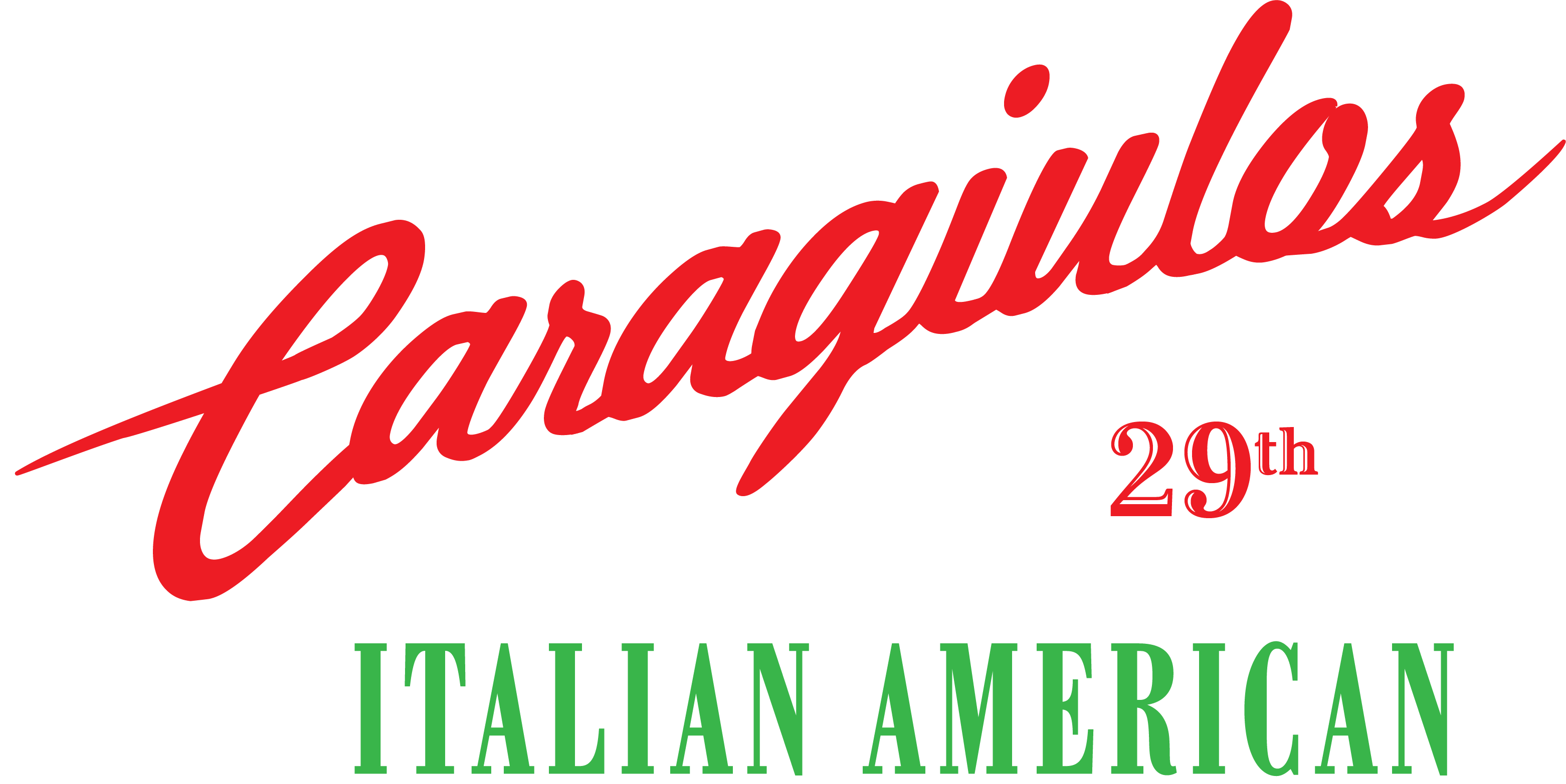 Caragiulos Italian American Restaurant (3124x1566), Png Download