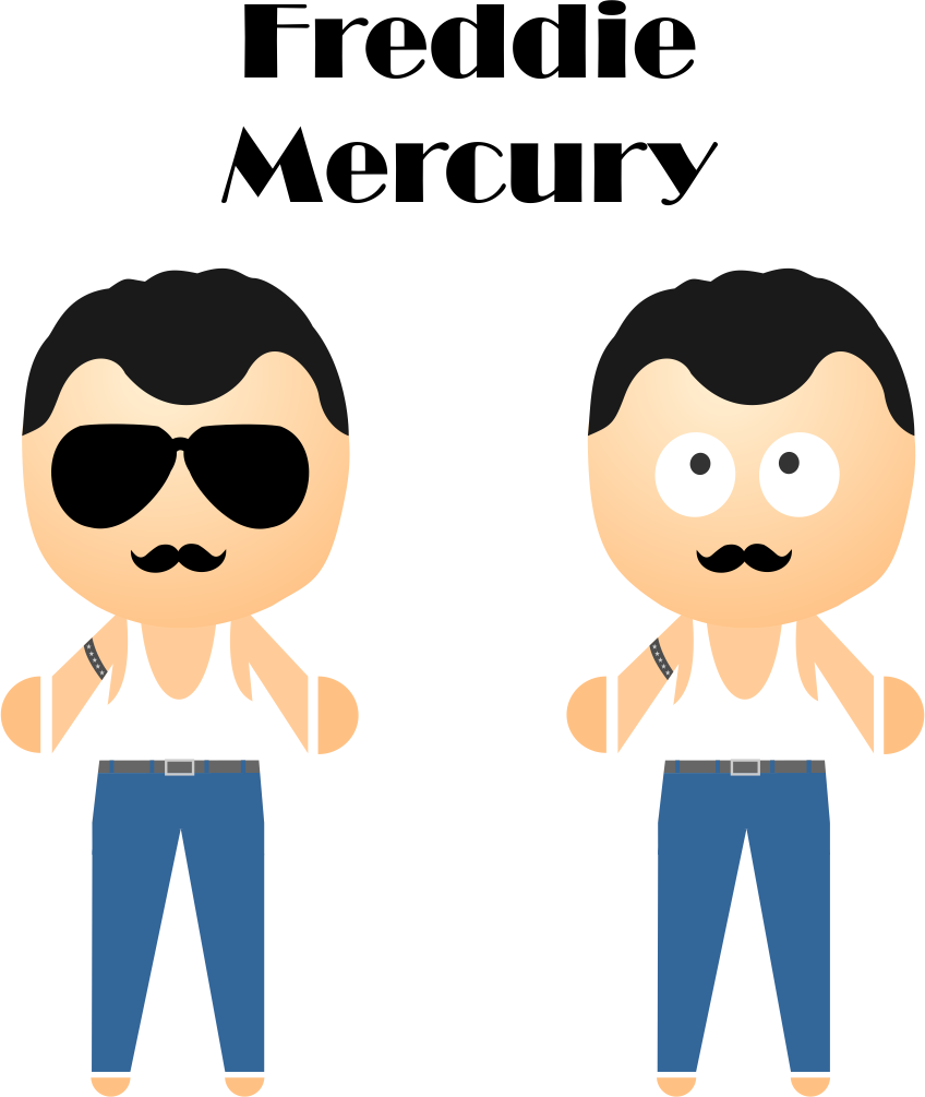 Freddie Mercury Png (848x1005), Png Download