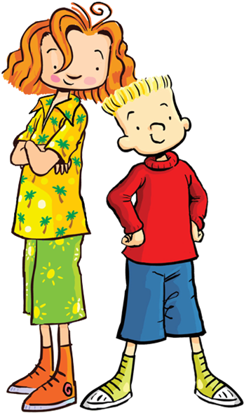 Judy & Stink (500x641), Png Download
