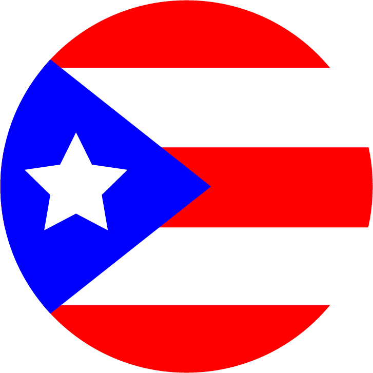 Bandera Puerto Rico Png (727x727), Png Download