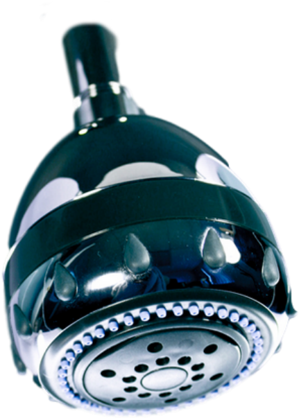 Chlorine Filter Shower Head (641x634), Png Download