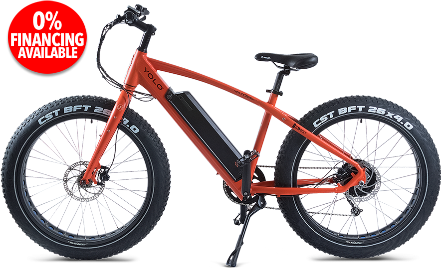 Yolo Bolt Pedal Powered Electric Bike (907x588), Png Download