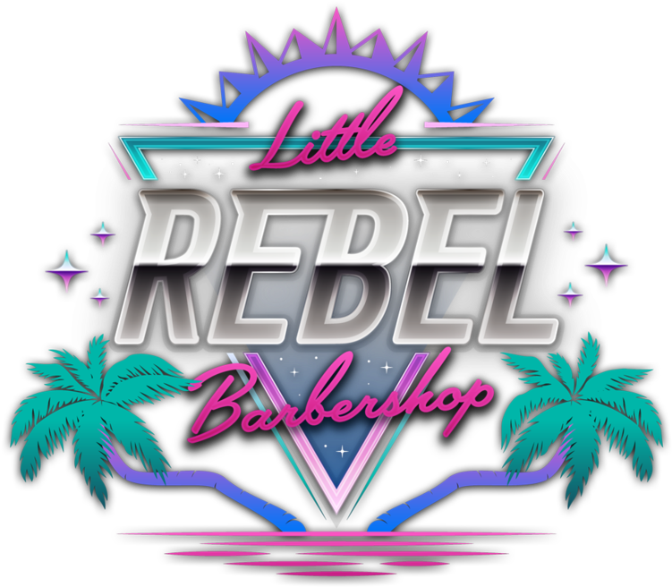 Littlerebelbarbershop Colourlogohome Web (1000x707), Png Download