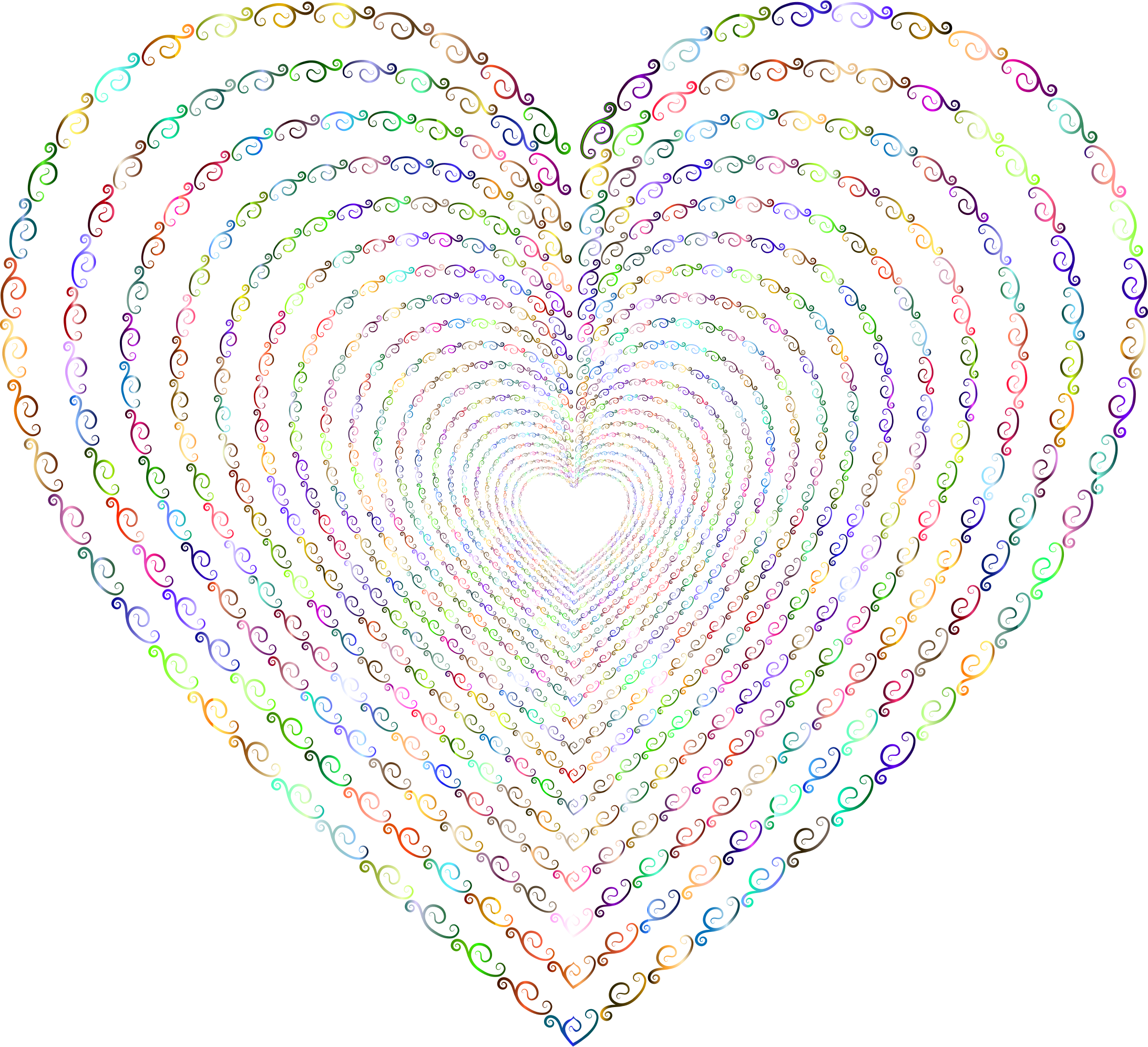 This Free Icons Png Design Of Prismatic Vintage Flourish (2184x1992), Png Download