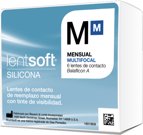 Lentillas Mensuales Lentsoft Mensual Silicona Multifocal (1000x550), Png Download