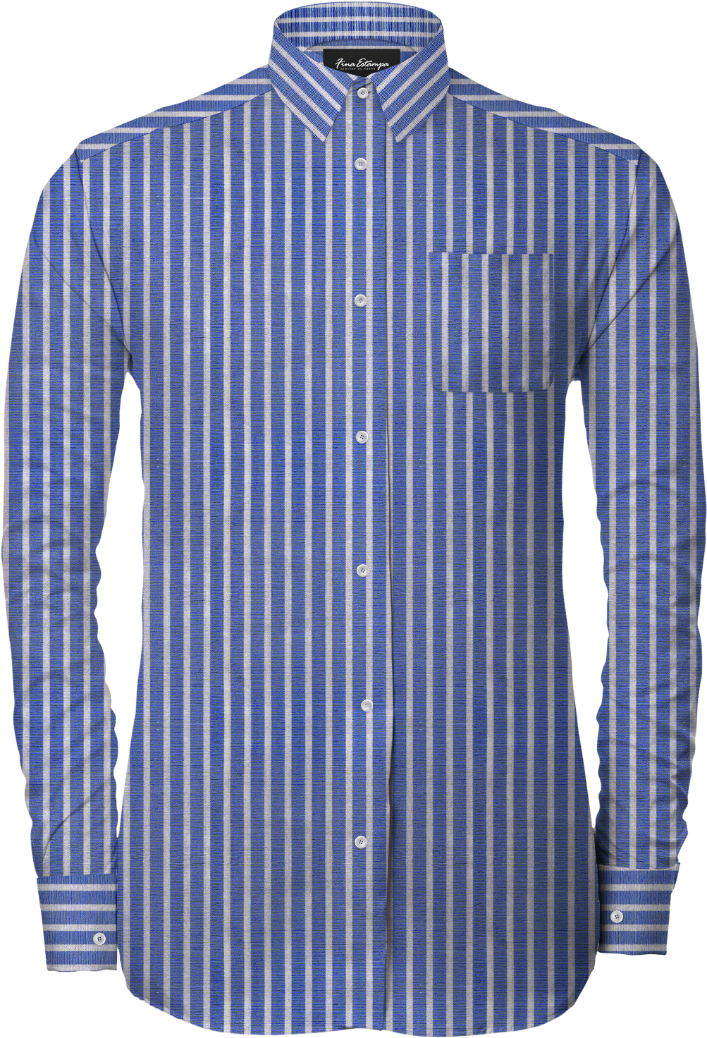 Navy Blue Stripes (1730x1920), Png Download