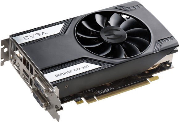 Evga Geforce Gtx 960 4gb Sc Gaming (600x600), Png Download