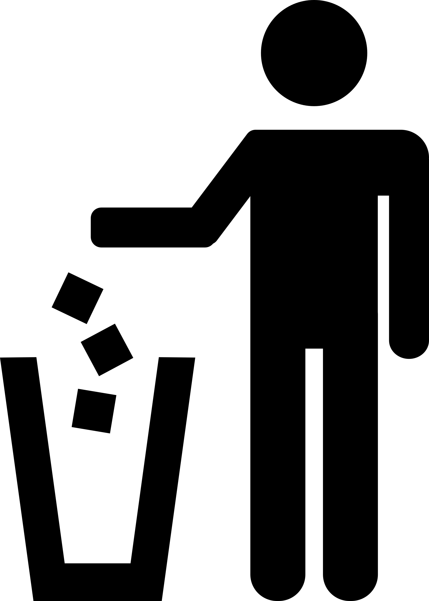 This Free Icons Png Design Of Ne Pas Jeter (1711x2400), Png Download