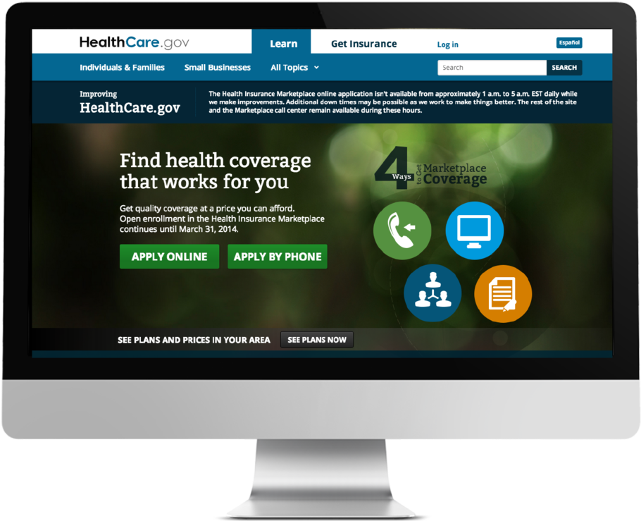 Healthcare - Gov (1000x827), Png Download