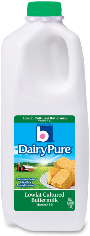 Broughton Cultured Buttermilk (547x900), Png Download