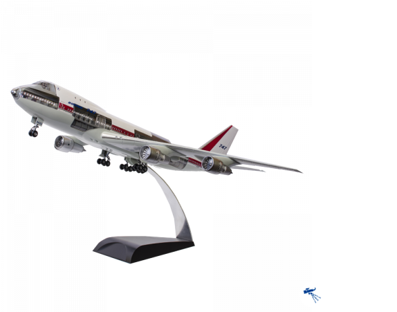Boeing 747-100 First Flight В Разрезе 47012 (700x450), Png Download