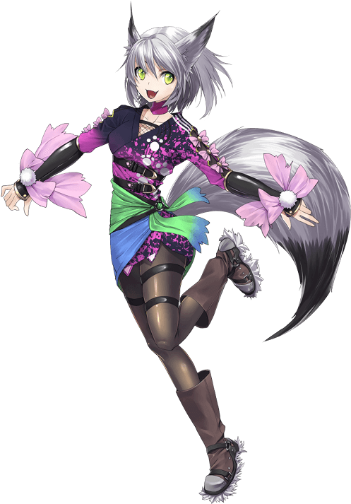 Michi Is A Fun Loving Catgirl, Who Spends Most Of Her (600x800), Png Download
