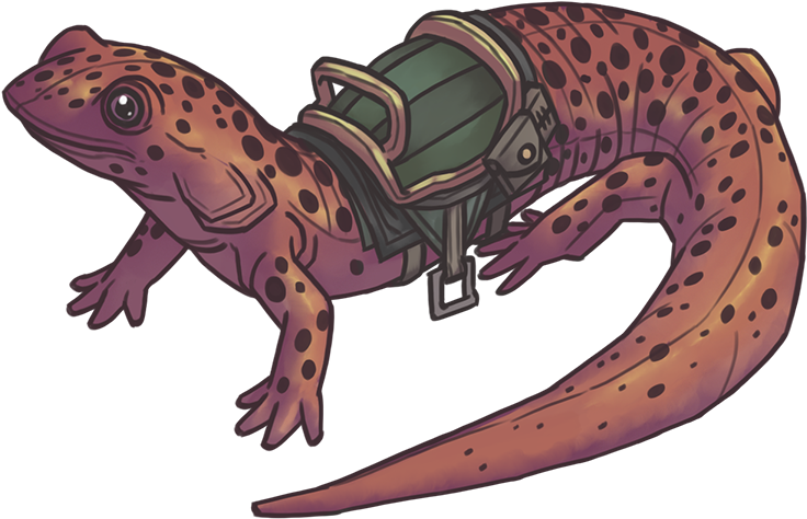 242947-crosshead Ridinglizardsalamander (840x840), Png Download