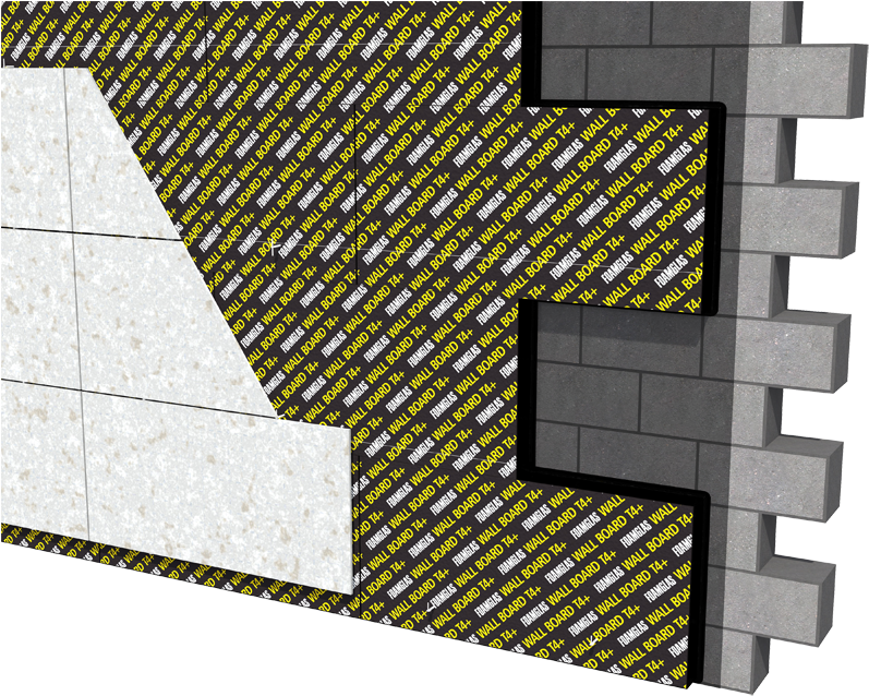 Foamglas® Slabs With Cold Adhesive Pc® 56 And Resin (800x651), Png Download
