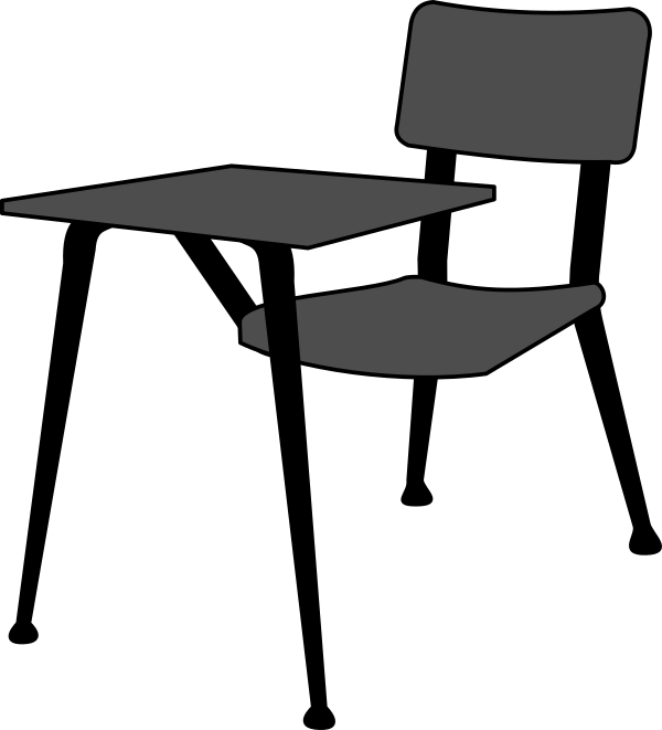 Desk (600x661), Png Download
