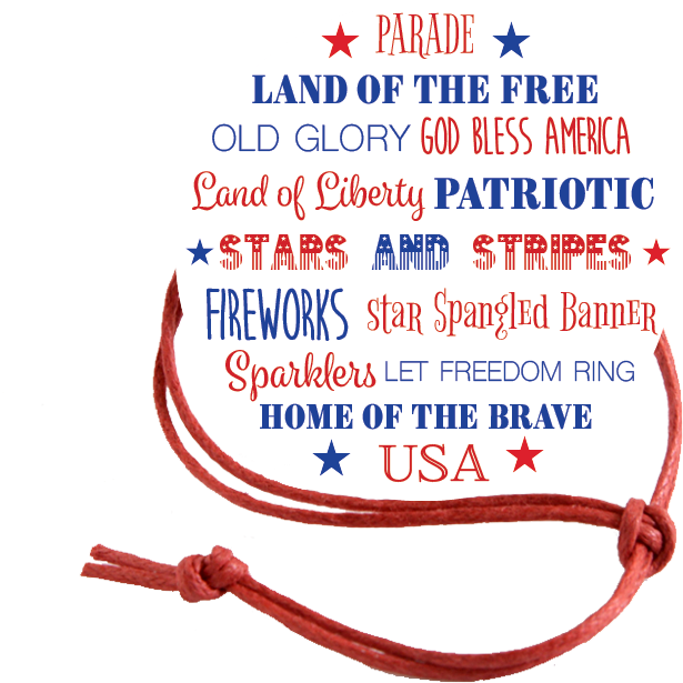 Patriotic Napkin Knot (1080x1080), Png Download