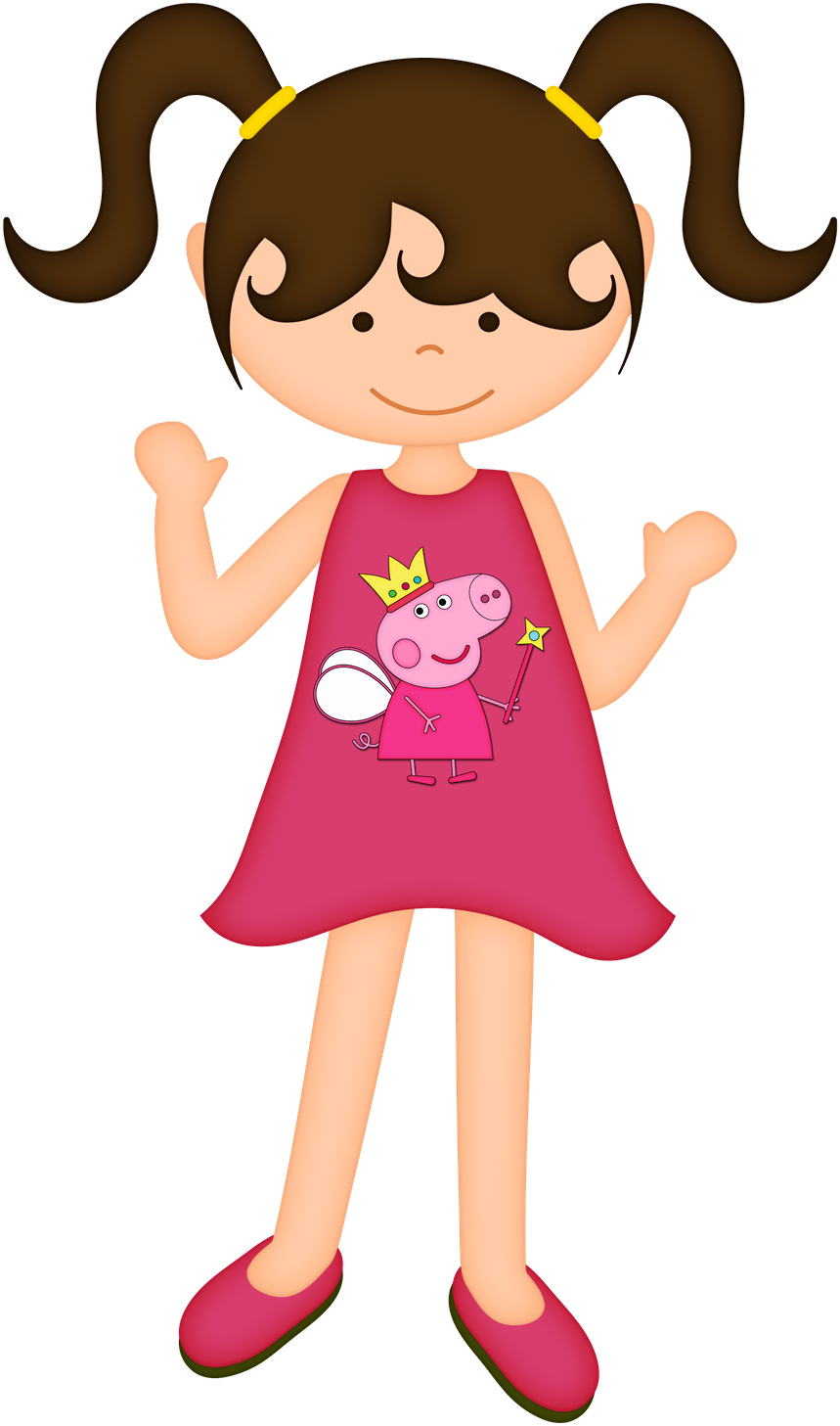 Bonecas * Meninas Applique Templates, Girl Clipart, (900x1483), Png Download