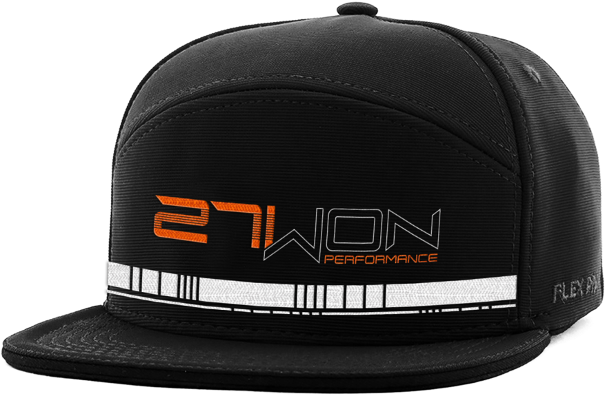 Hat - 27won - Launch 2017 - Front-logo Racing Stripe (1000x720), Png Download