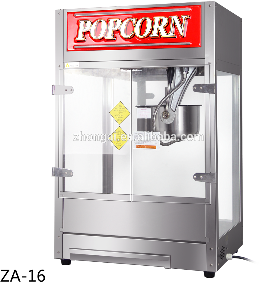 Factory Sale Electric Commercial Kettle Popcorn Machine (1000x1000), Png Download