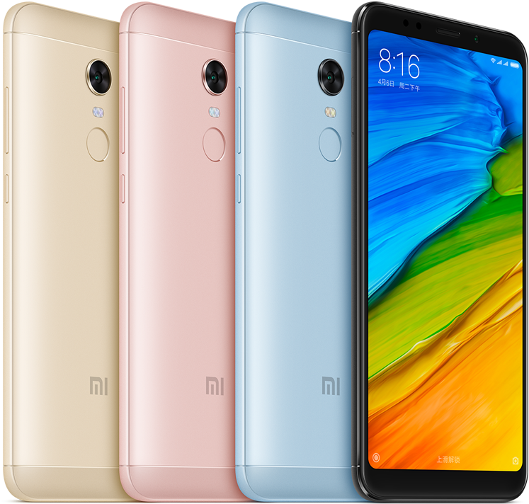 0020704 Xiaomi Redmi 5 Plus 599 Fullview Display Global (1024x747), Png Download