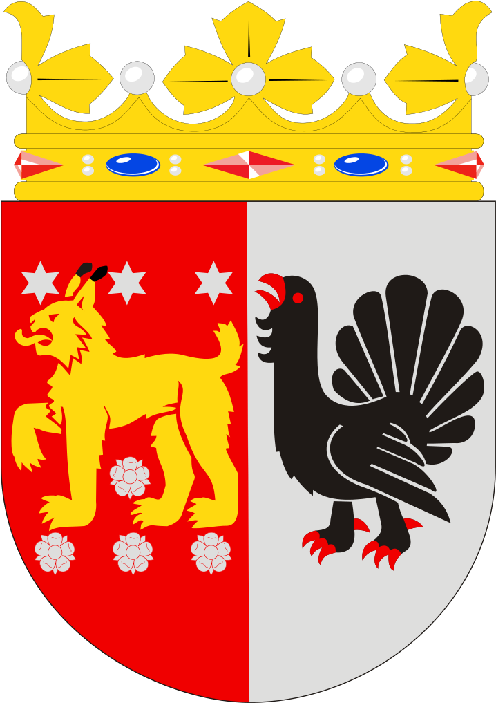 File - Keski-suomen Lääni - Vaakuna - Svg (717x1024), Png Download