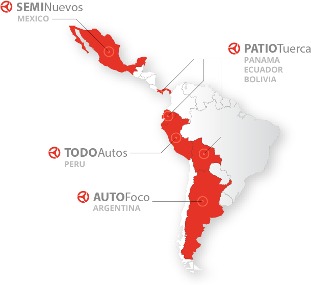 Mapa Latam (692x578), Png Download