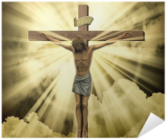 Jesus On Cross Art (400x400), Png Download