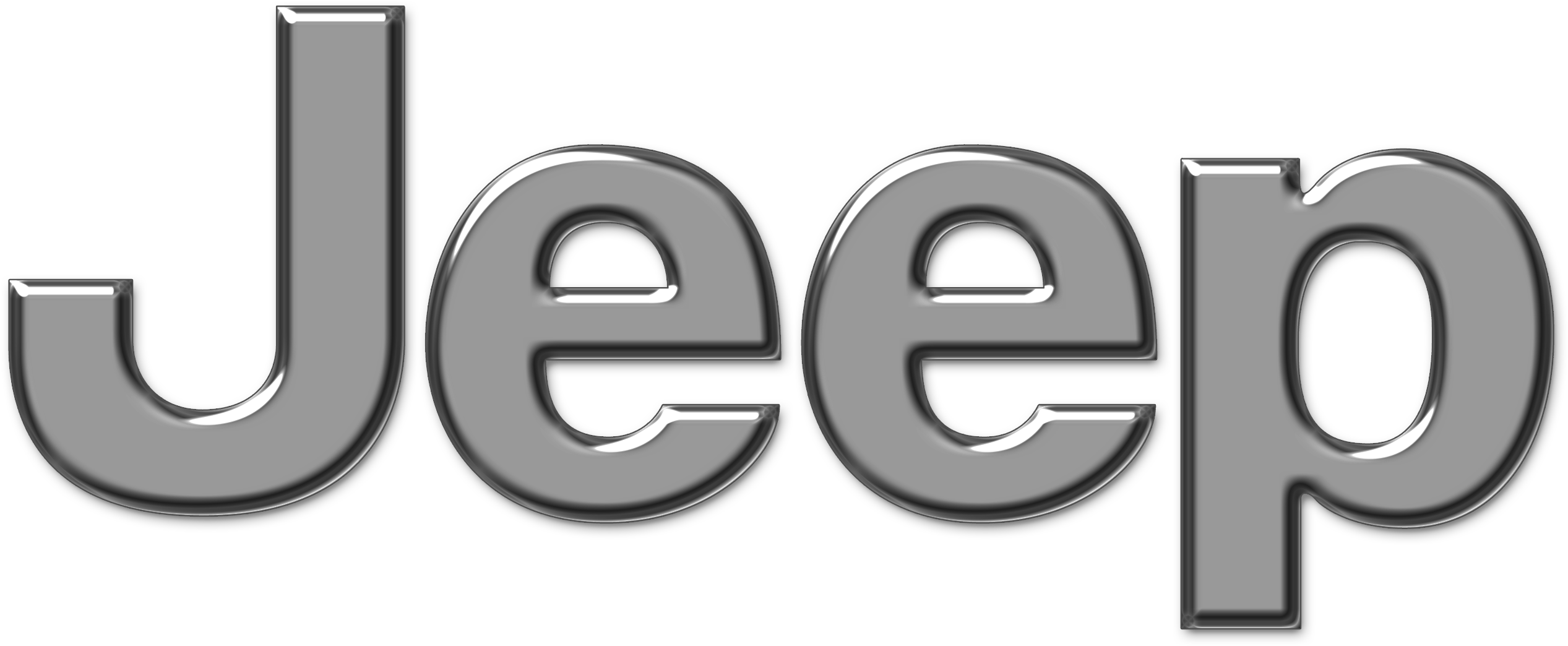 Jeep Logo - Chrysler Jeep Dodge (3200x1191), Png Download