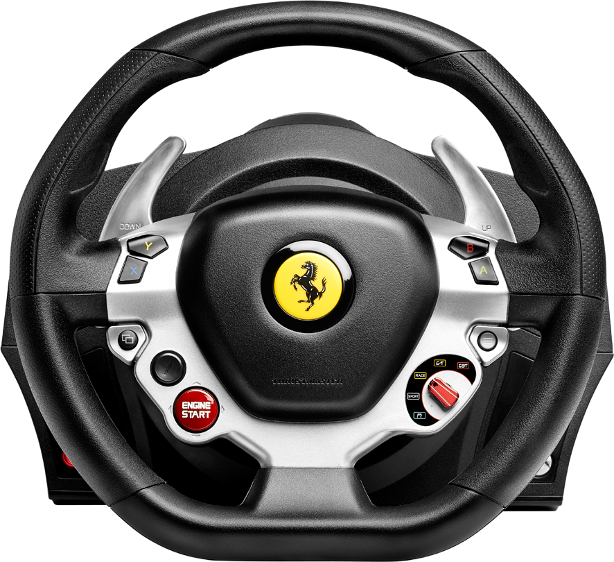 View Larger - Thrustmaster Tx Racing Ferrari 458 Italia Edition Wheel (886x810), Png Download