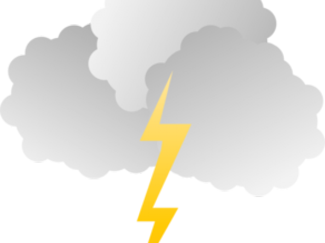 Lightening Clipart Dark Cloud - Cloud (640x480), Png Download