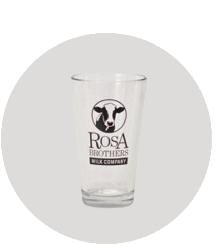 Pint Glass - Rosa Brothers Milk, Nonfat, Mocha - 1 Qt (550x550), Png Download
