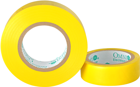 Electrical Tape Yellow - Circle (650x455), Png Download