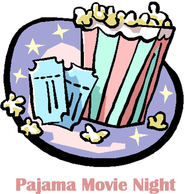 2018 Summer Pajama Movie Night Lineup Announced - Movie Clip Art (641x729), Png Download