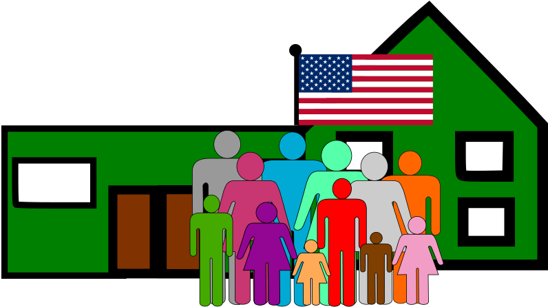 School Building Images Free For Commercial Use - Clip Art (800x463), Png Download