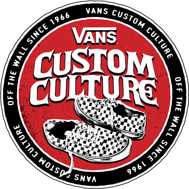 And, Choose A Vans Canvas Sneaker Or Hi-top - Vans Custom Culture Logo (640x640), Png Download