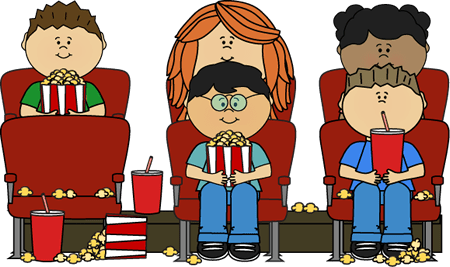 Mar 23 Movie Night - Clipart Movies (450x267), Png Download