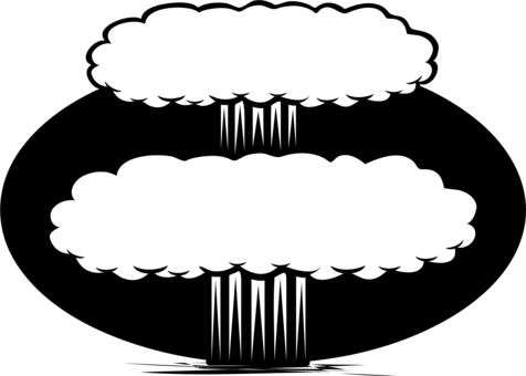 Nuclear Warfare Nuclear Weapon Nuclear Power Nuclear - Clipart Of Genocide (476x340), Png Download