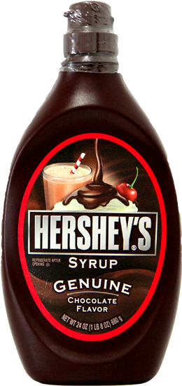 The Gallery For > Strawberry Milk Splash Png - Hershey's Chocolate Syrup - 24 Oz. Bottle (600x600), Png Download