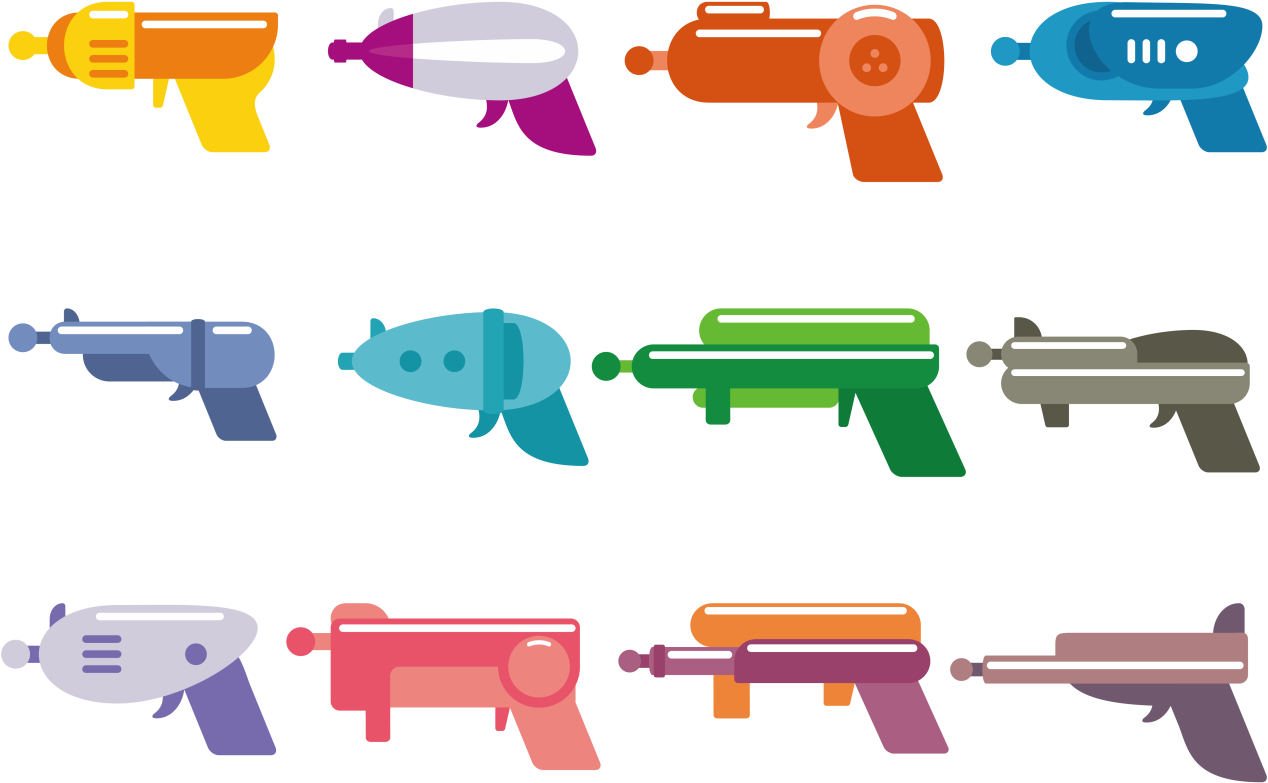 Laser Tag Firearm Clip Art - Laser Tag (1400x980), Png Download