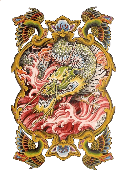 Japanese Dragon, Chinese Dragon, Tattoo Japanese, Dragon - Tattoo Japanese Png (400x561), Png Download