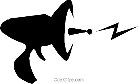 Laser Gun Royalty Free Vector Clip Art Illustration - Illustration (480x292), Png Download
