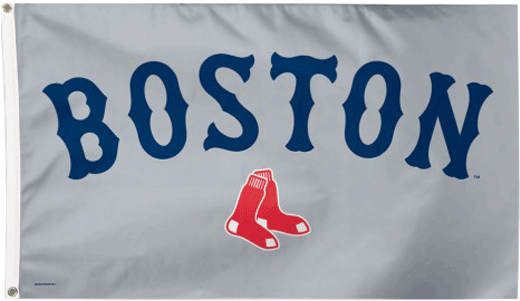Wincraft Mlb Boston Red Sox 02483115 Deluxe Flag, 3' (520x416), Png Download