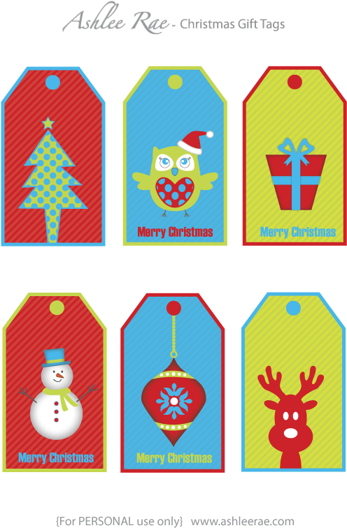 Gift Tag Label - Kids Christmas Tags (595x842), Png Download