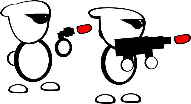 Troopers, Aliens, Martians, Guns, Laser Guns - ภาพ เคลื่อนไหว ปืน (640x349), Png Download